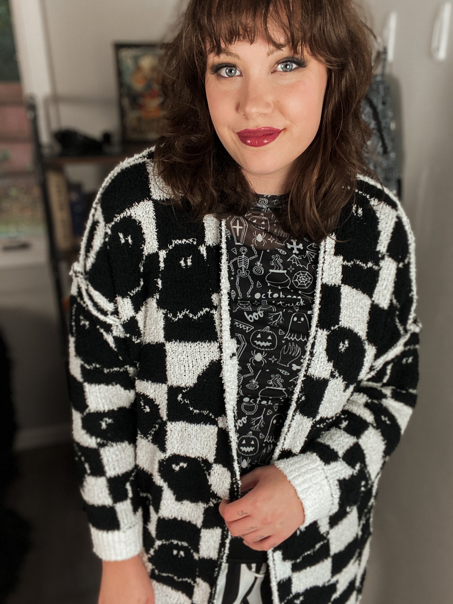 Checkered Ghosts Cardigans