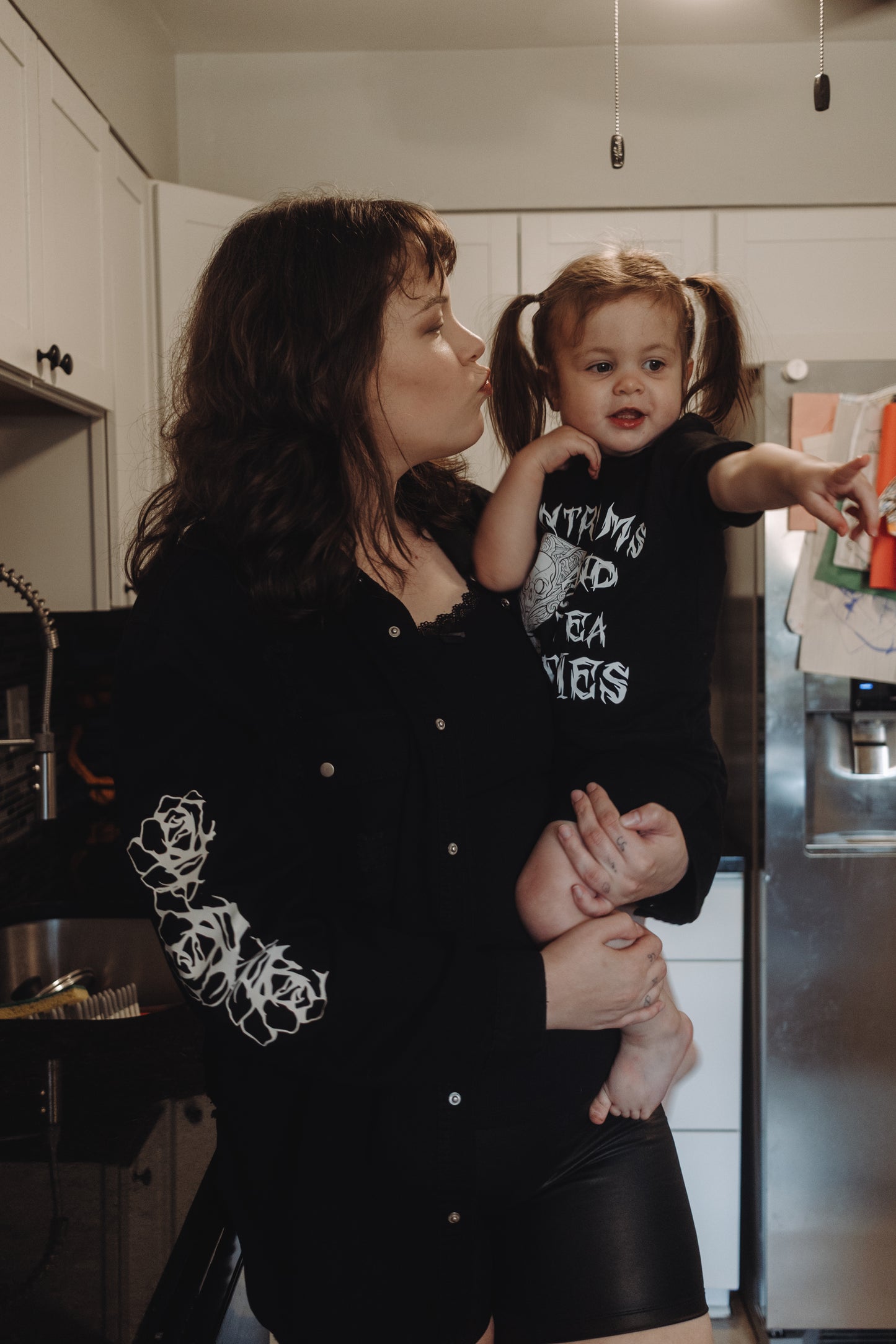 Motherhood World Tour Denim Shacket