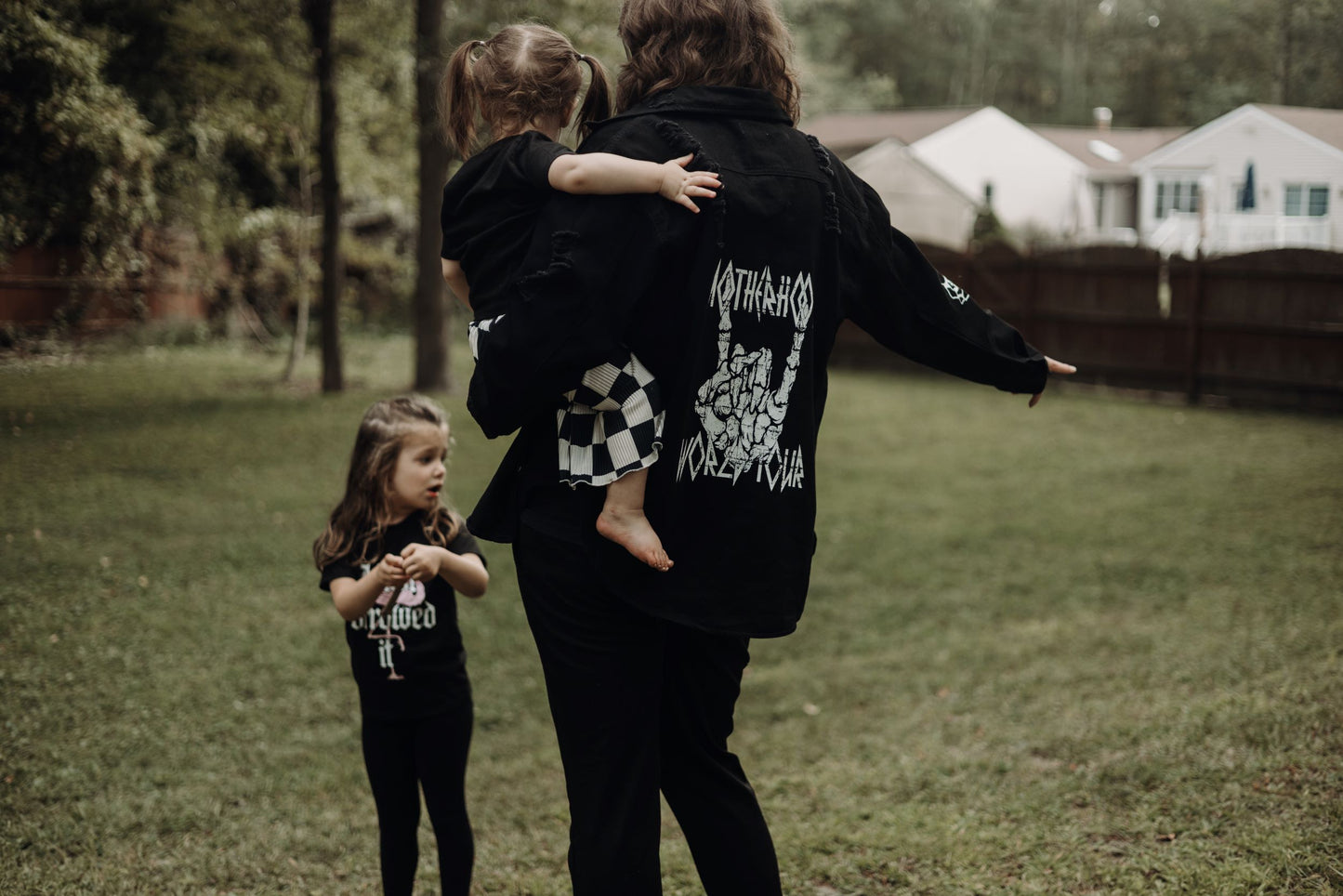 Motherhood World Tour Denim Shacket