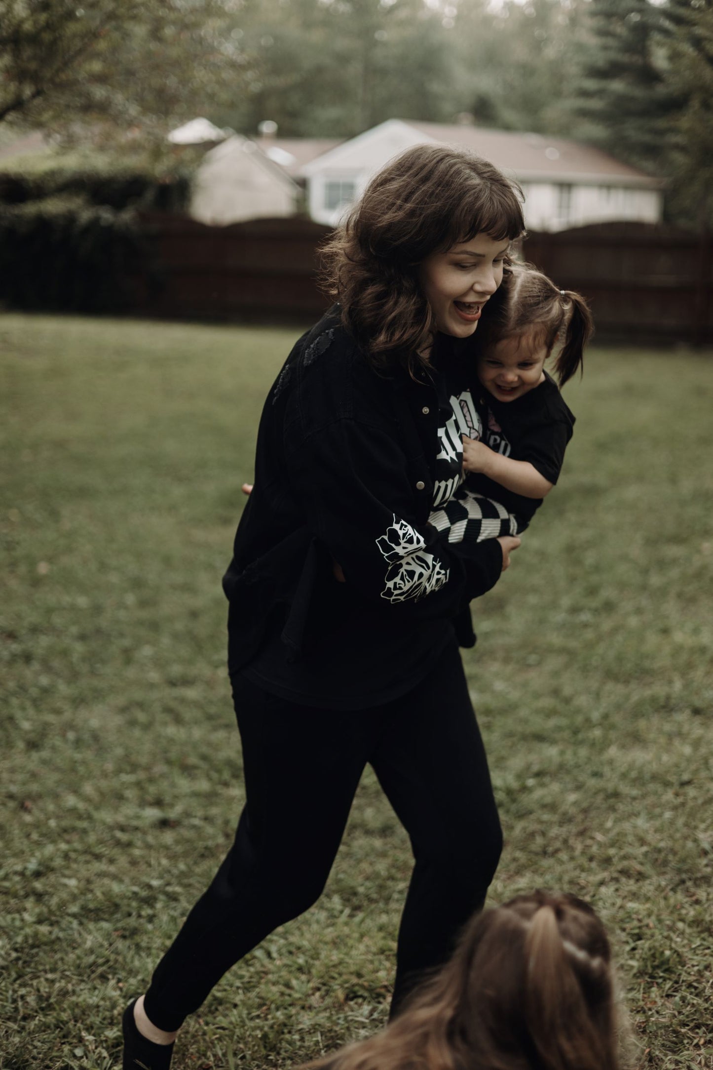 Motherhood World Tour Denim Shacket