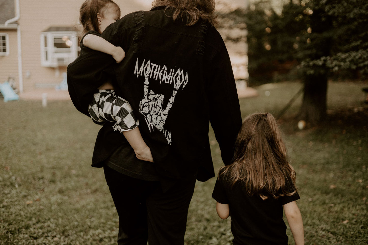 Motherhood World Tour Denim Shacket