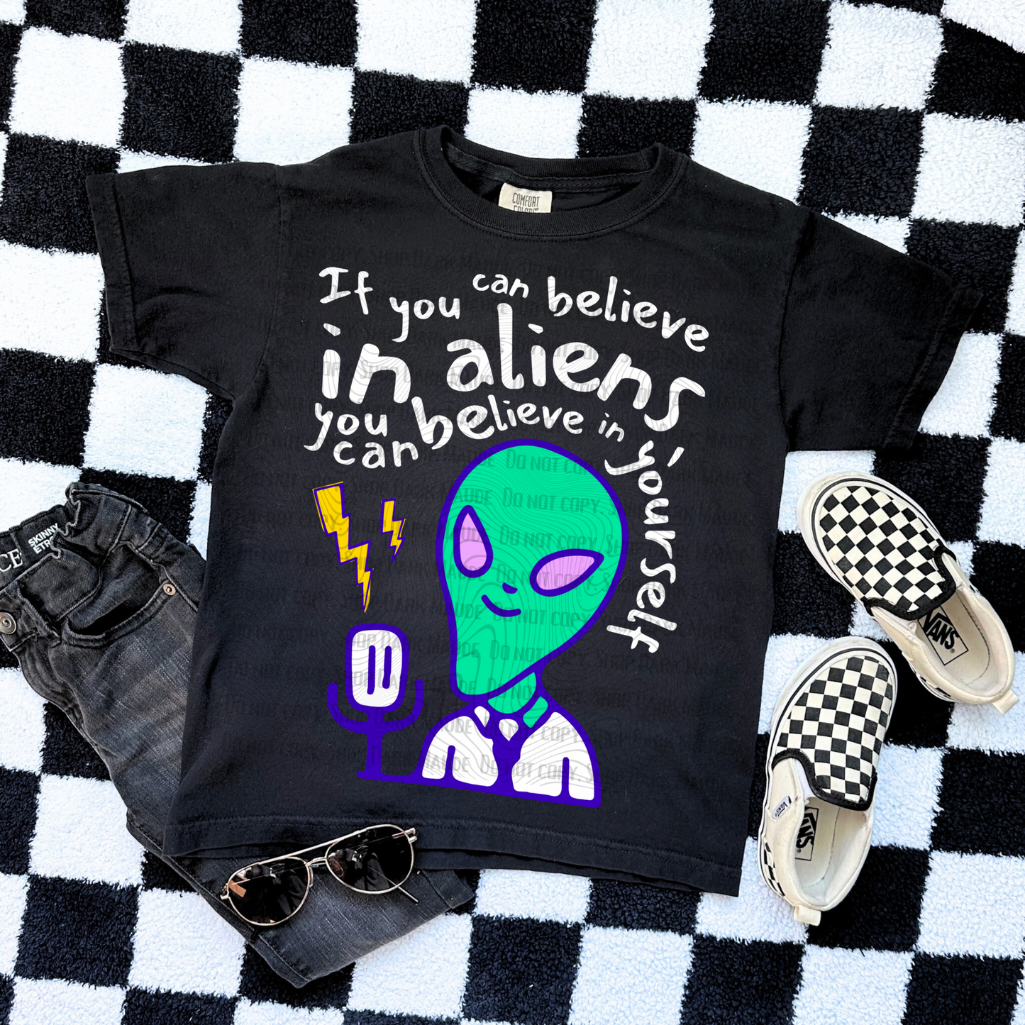 If You Can Believe In Aliens Toddler/Youth Tee