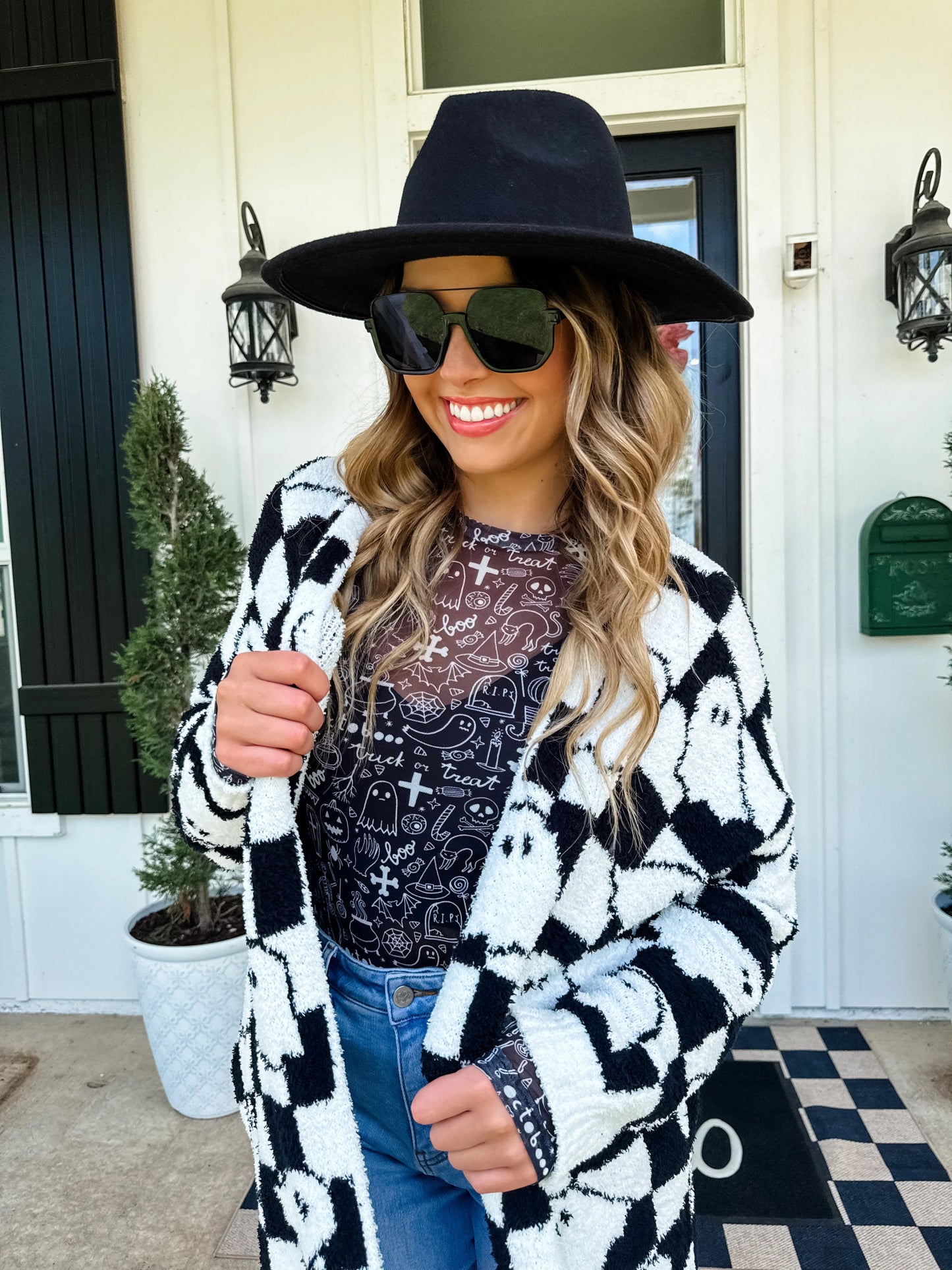 Checkered Ghosts Cardigans