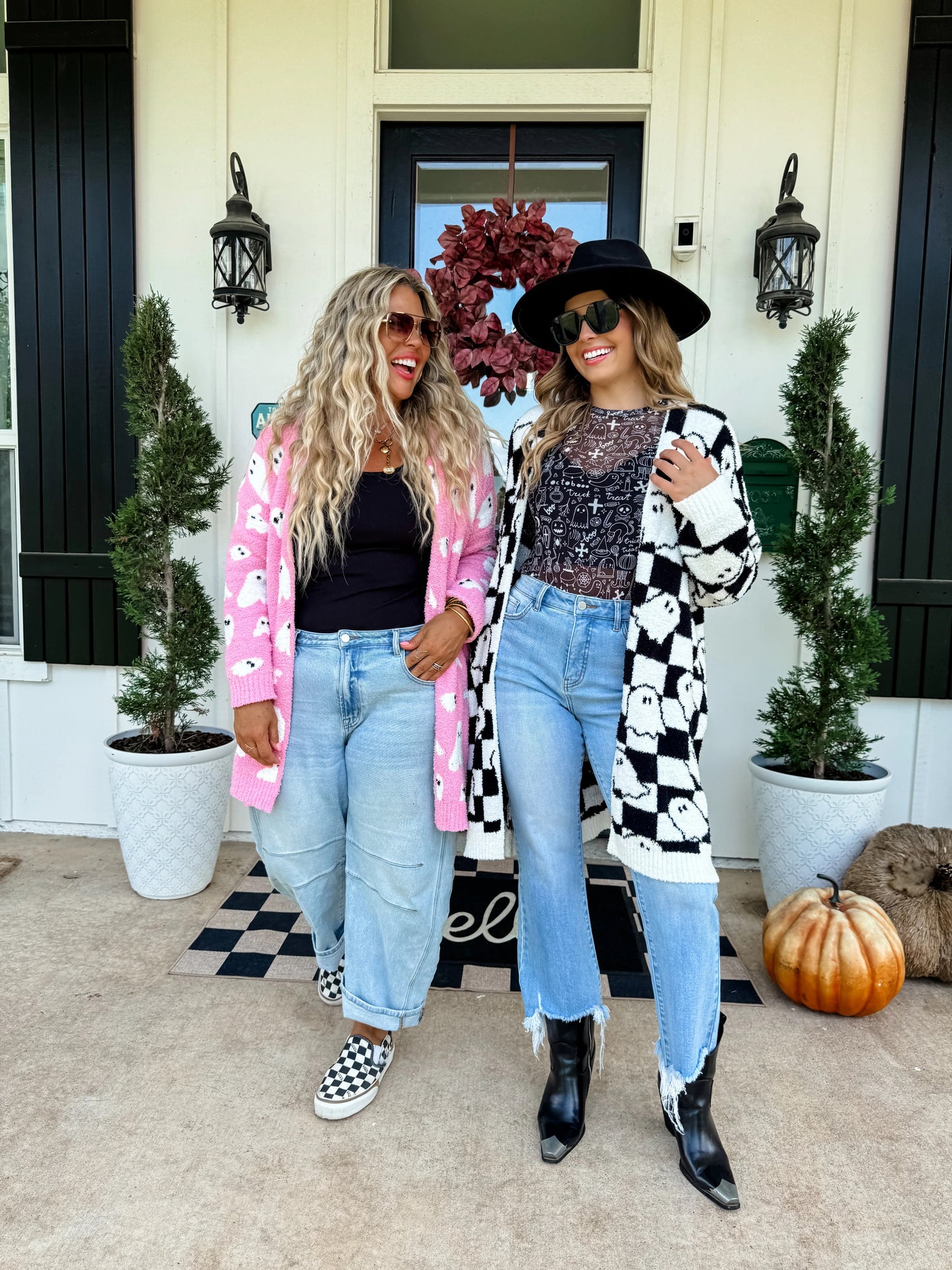 Checkered Ghosts Cardigans