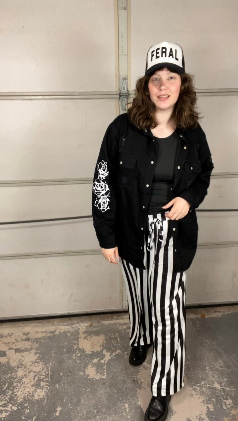 Say My Name Striped Pants