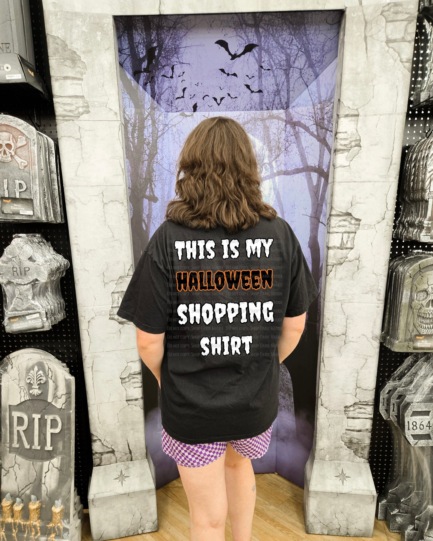 This is my Halloween Shopping Shirt
