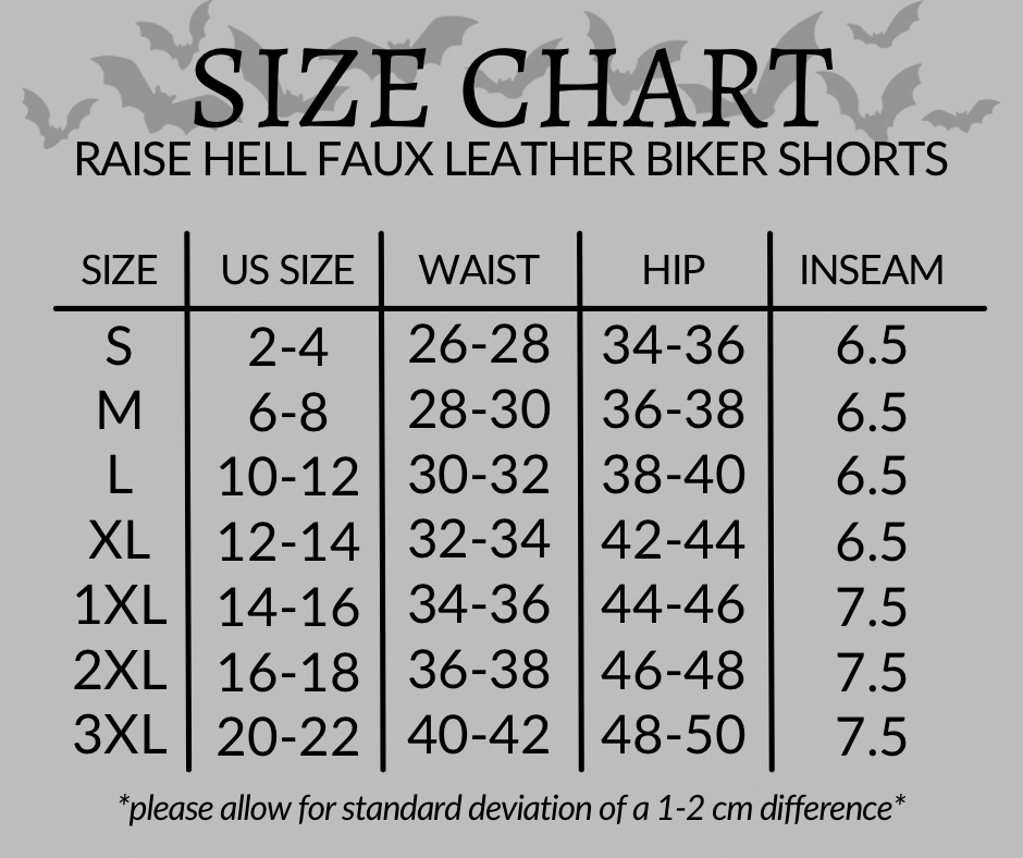 Raise Hell Faux Leather Biker Shorts