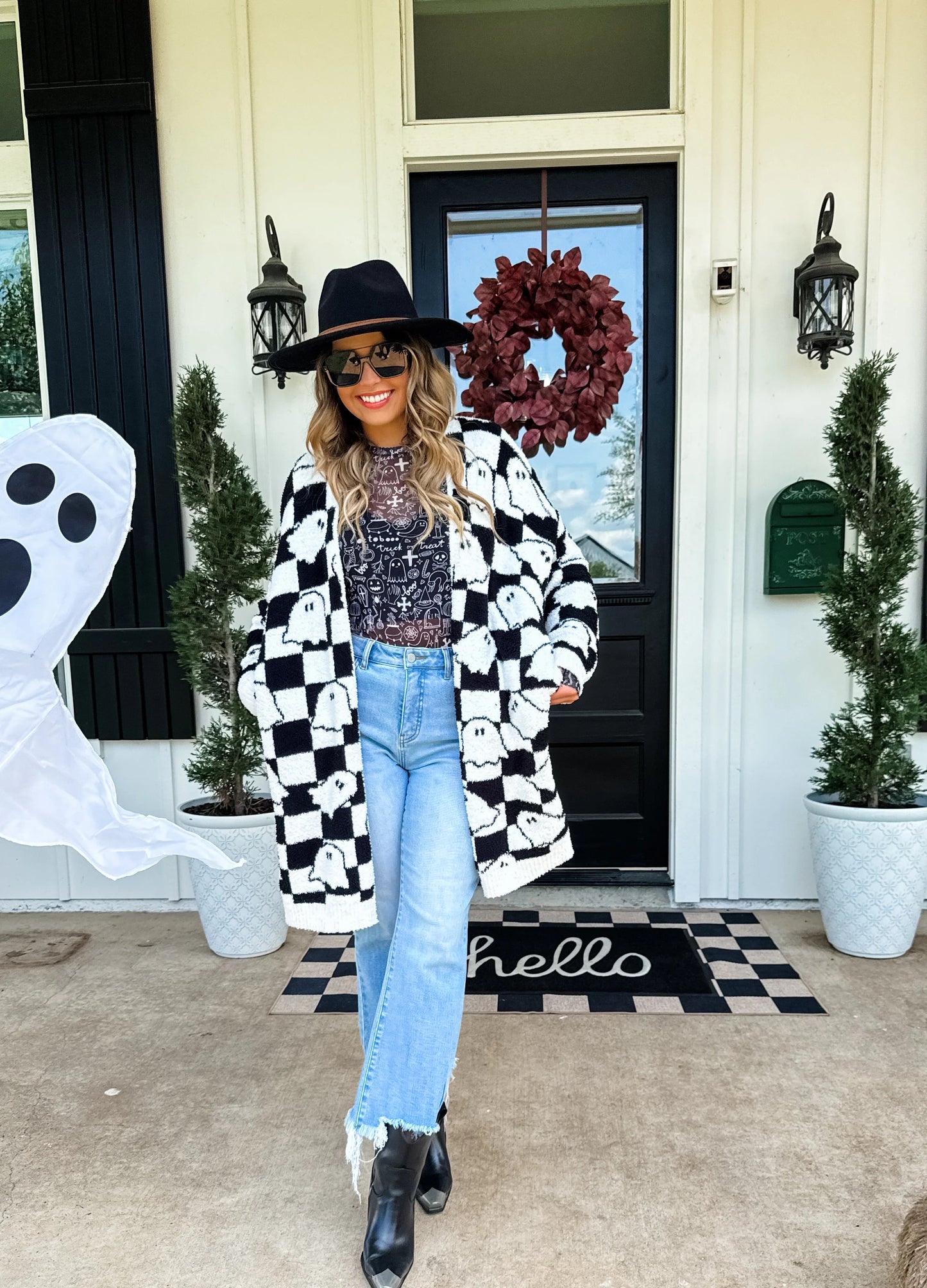 Checkered Ghosts Cardigans