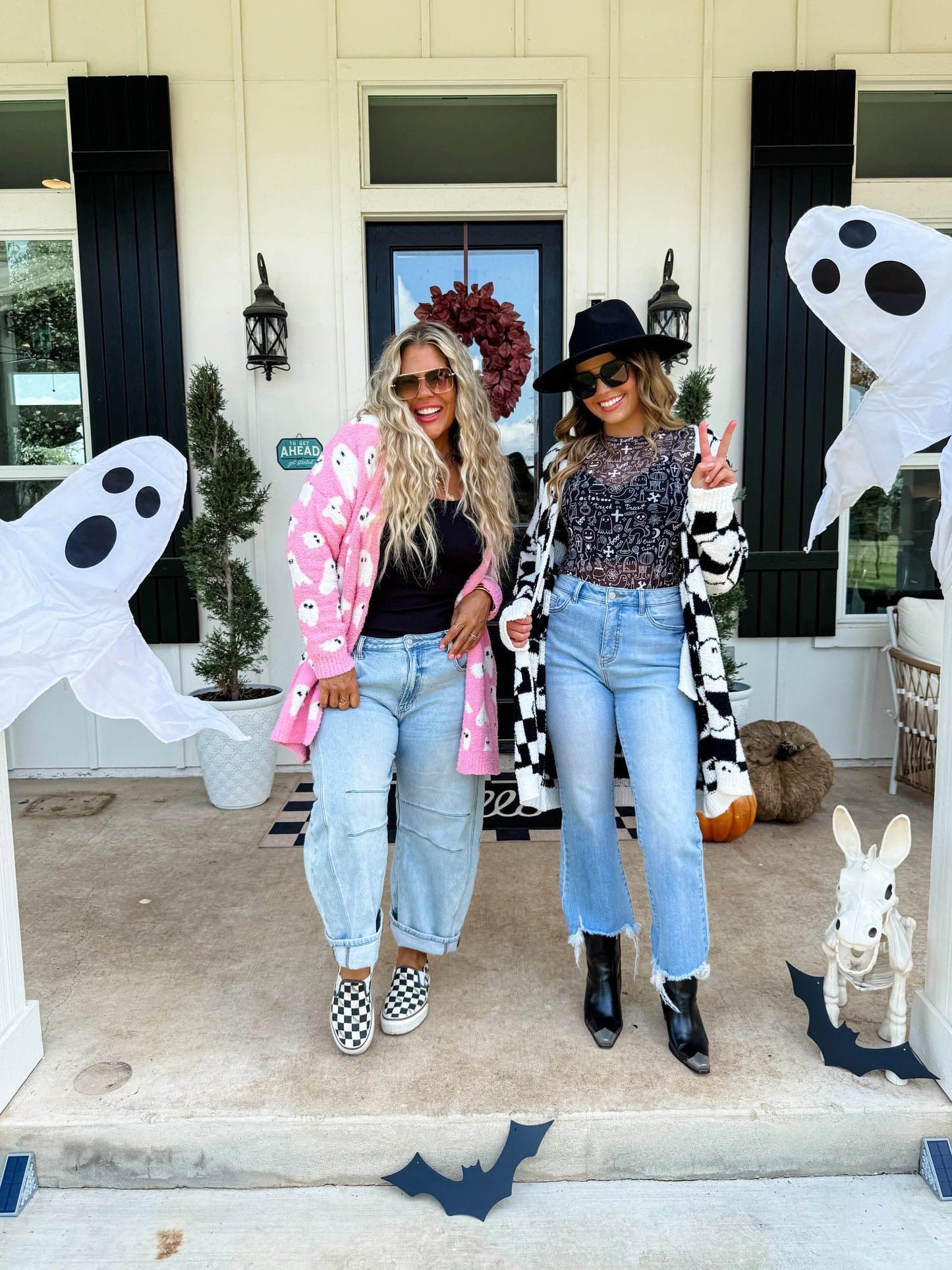 Checkered Ghosts Cardigans