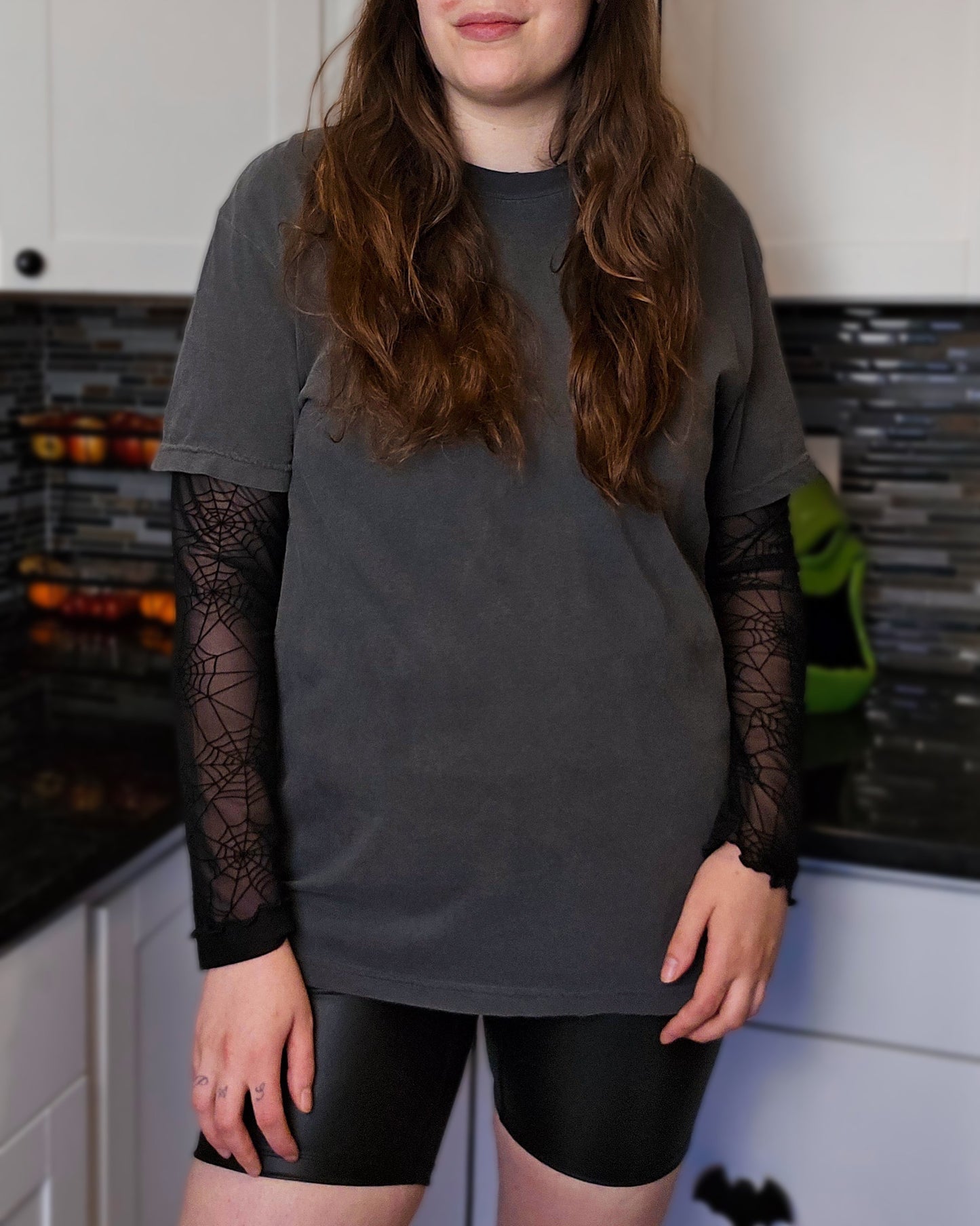 Raise Hell Faux Leather Biker Shorts