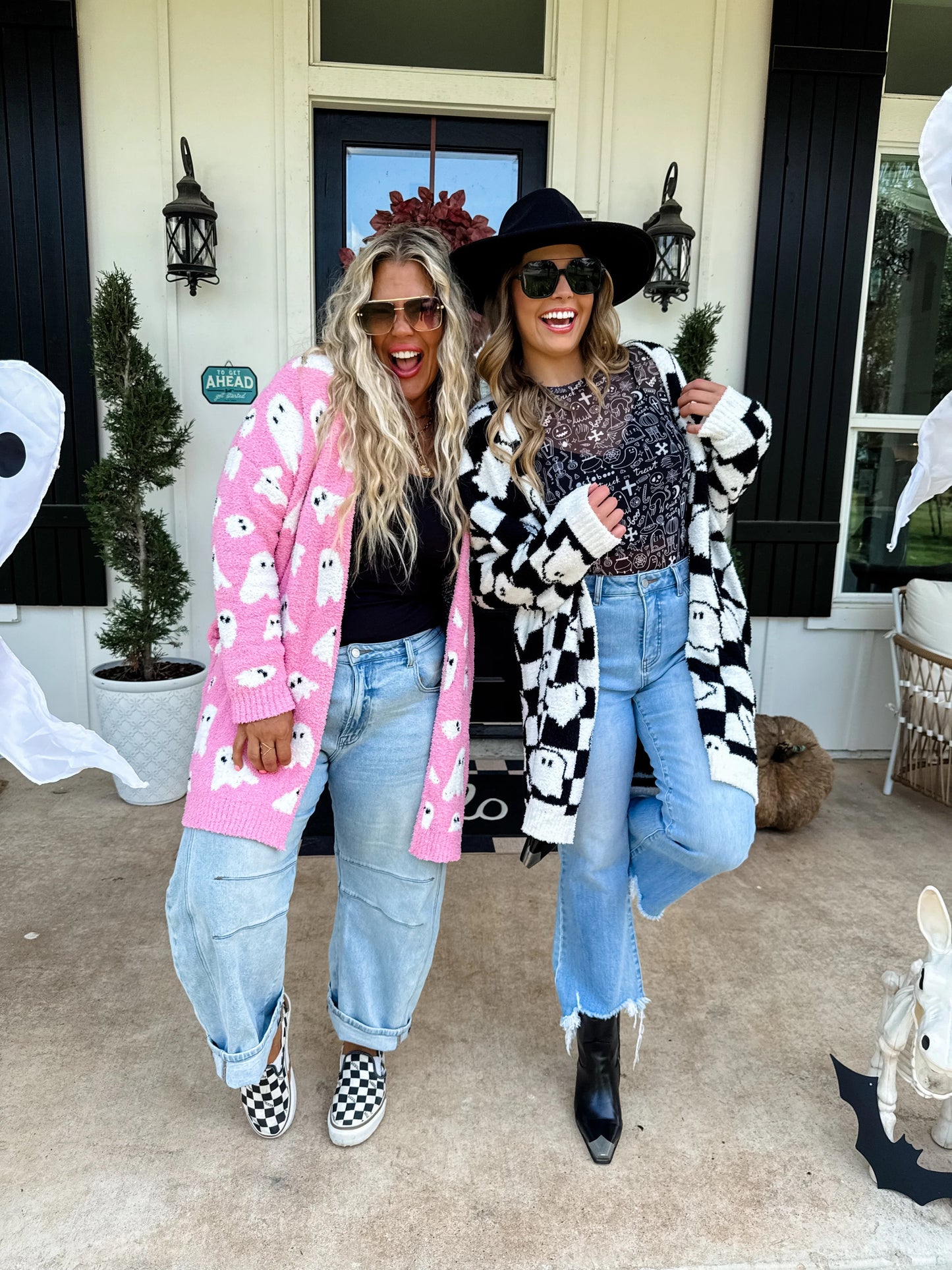 Checkered Ghosts Cardigans