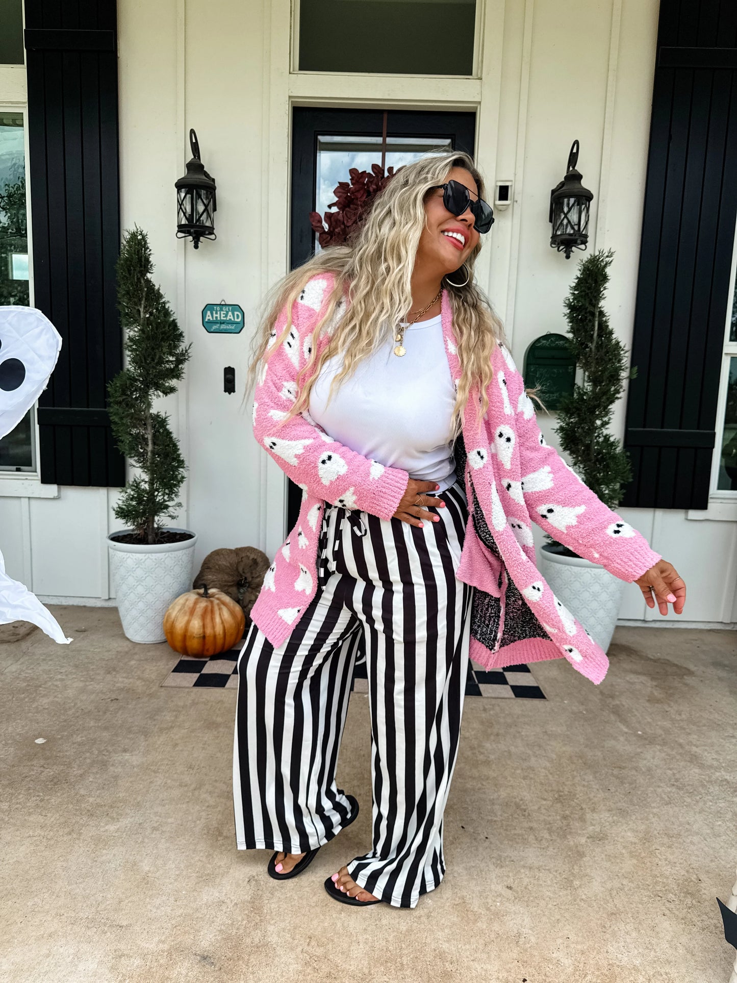 Say My Name Striped Pants