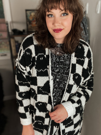 Checkered Ghosts Cardigans