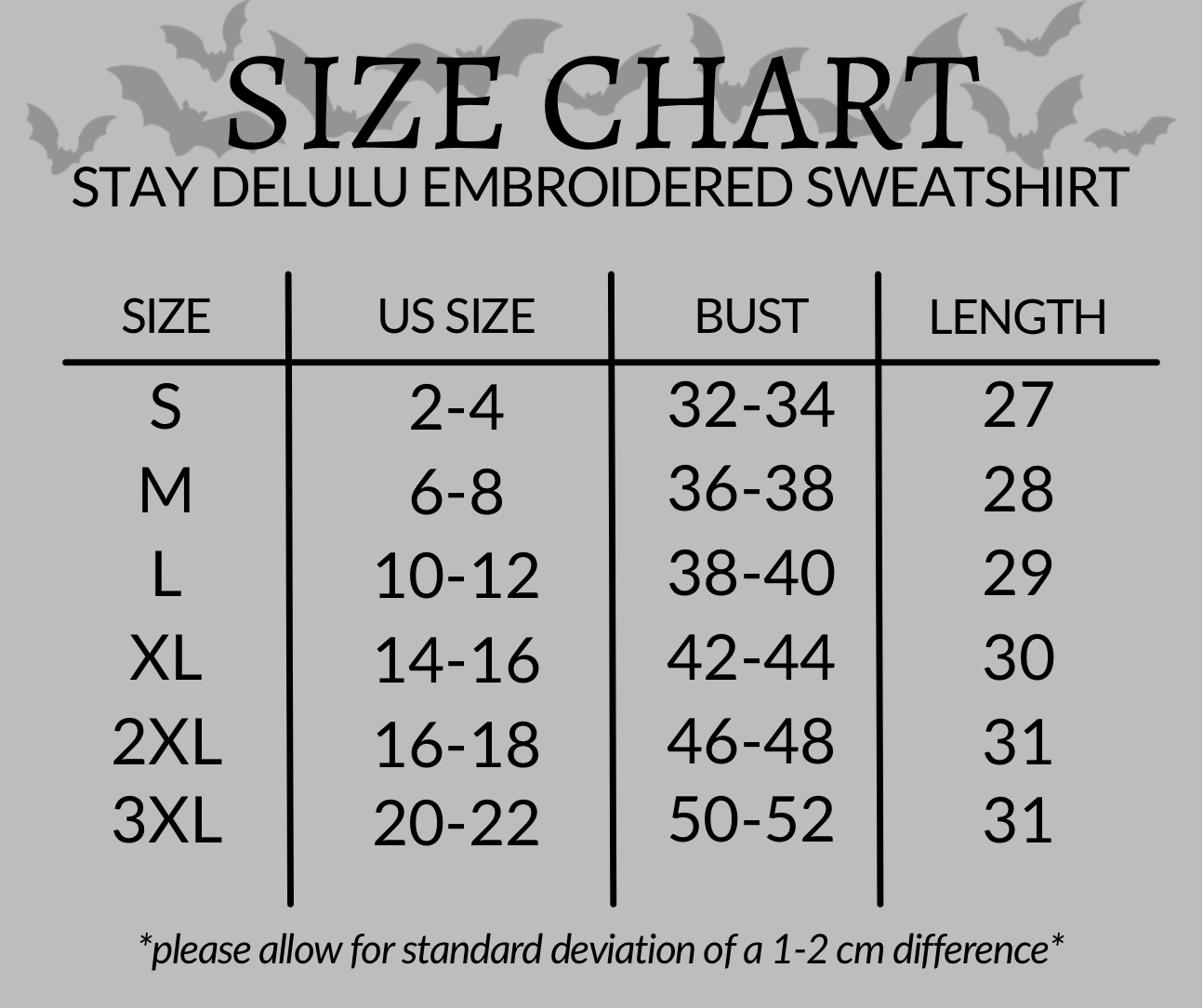 Stay Delulu Embroidered Sweatshirt