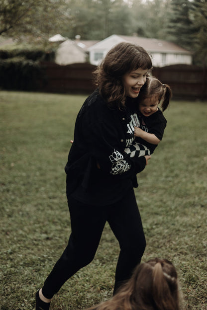 Motherhood World Tour Denim Shacket