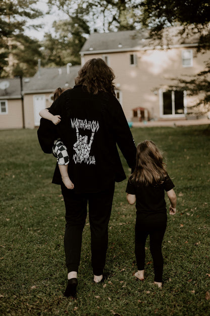 Motherhood World Tour Denim Shacket