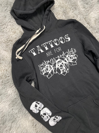 Tattoos are for Scumbags and Sluts Hoodie Dress (M & L)