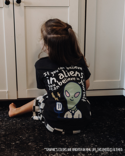 If You Can Believe In Aliens Toddler/Youth Tee