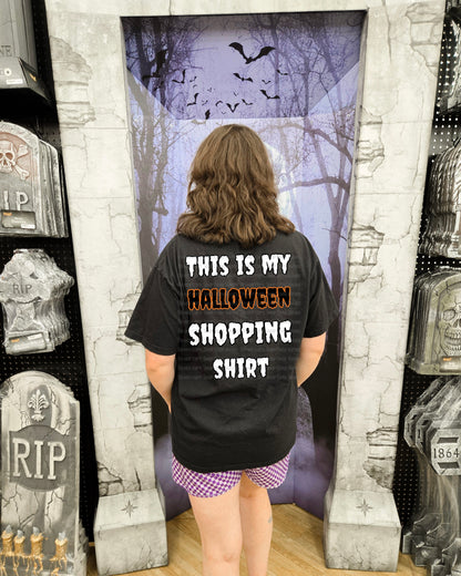 This is my Halloween Shopping Shirt