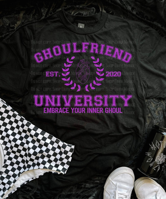 Ghoulfriend University Tee - Purple *Preorder*