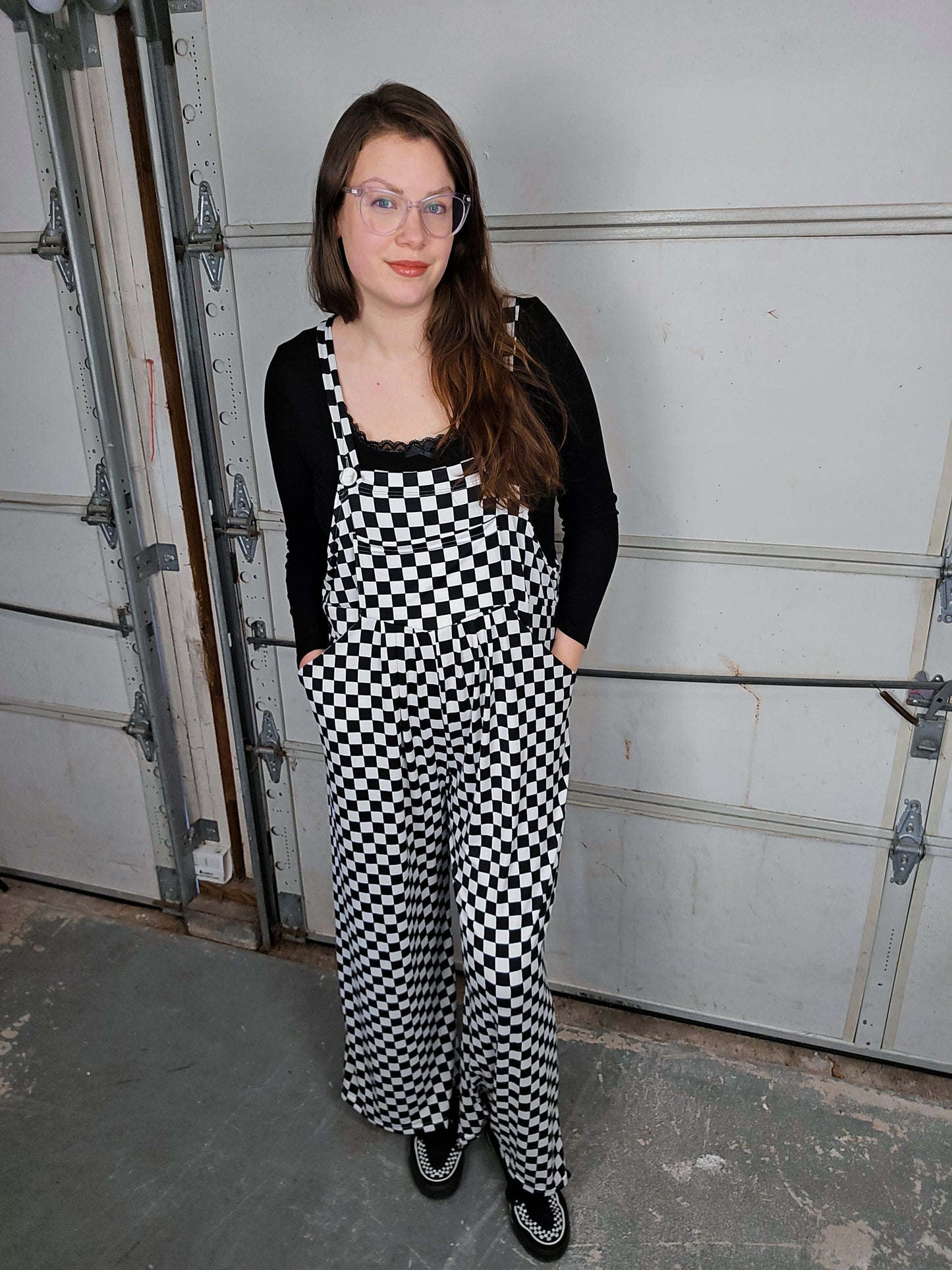 Checkered Karli Overalls