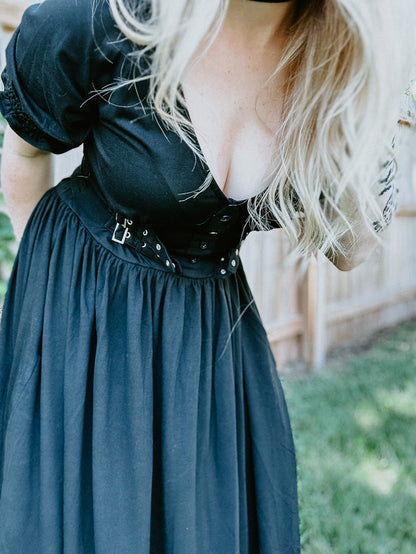 Midnight Muse Midi Dress