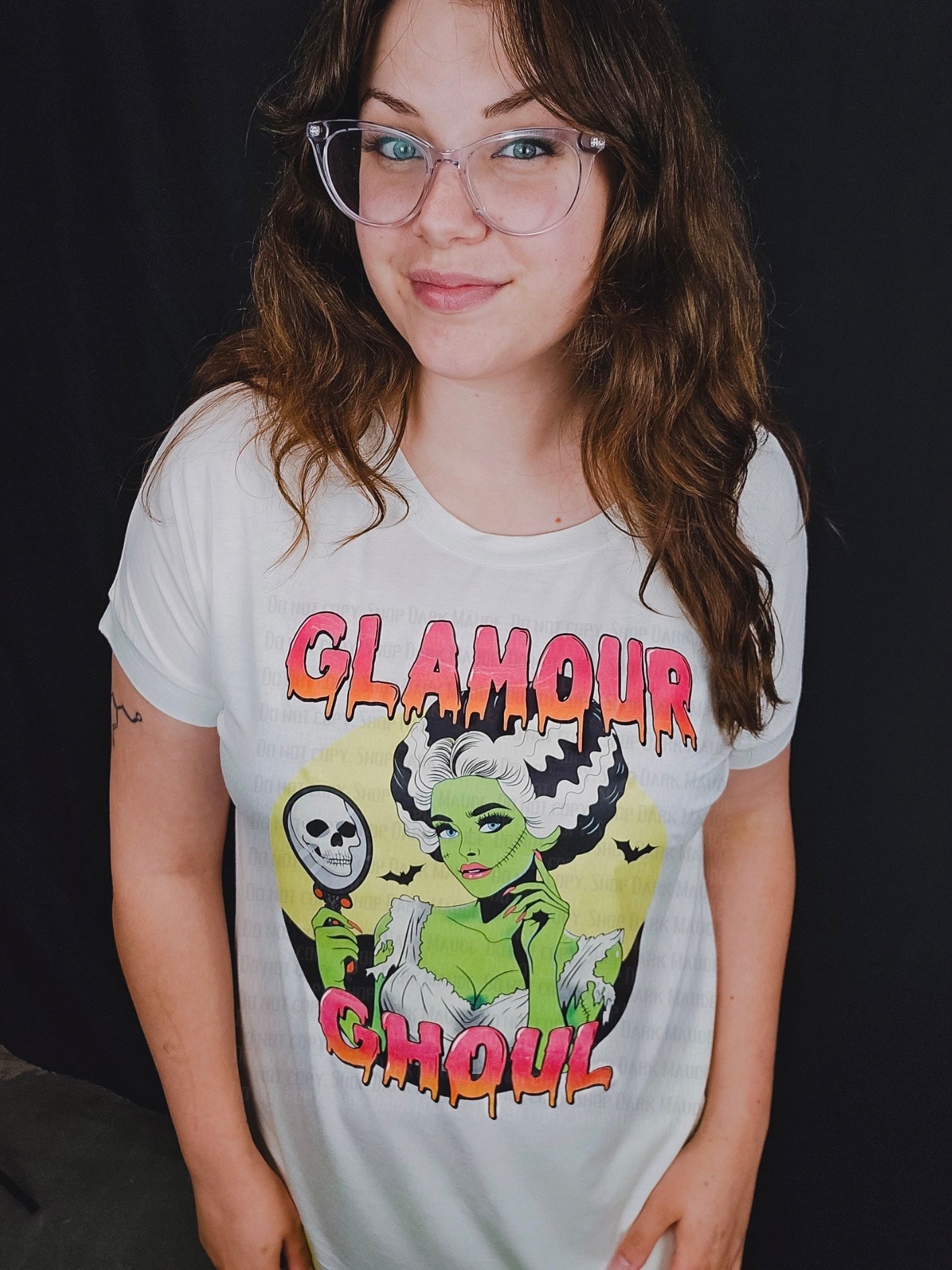 Glamour Ghoul Womens Crewneck Tee