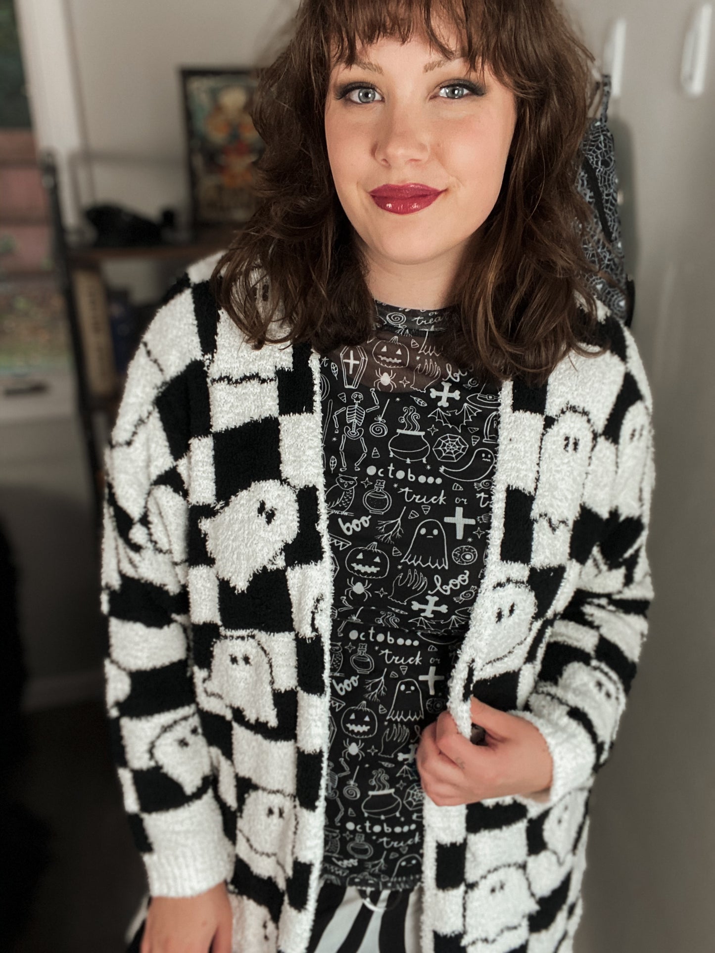Checkered Ghosts Cardigans