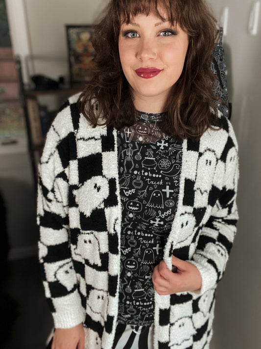 Checkered Ghosts Cardigans