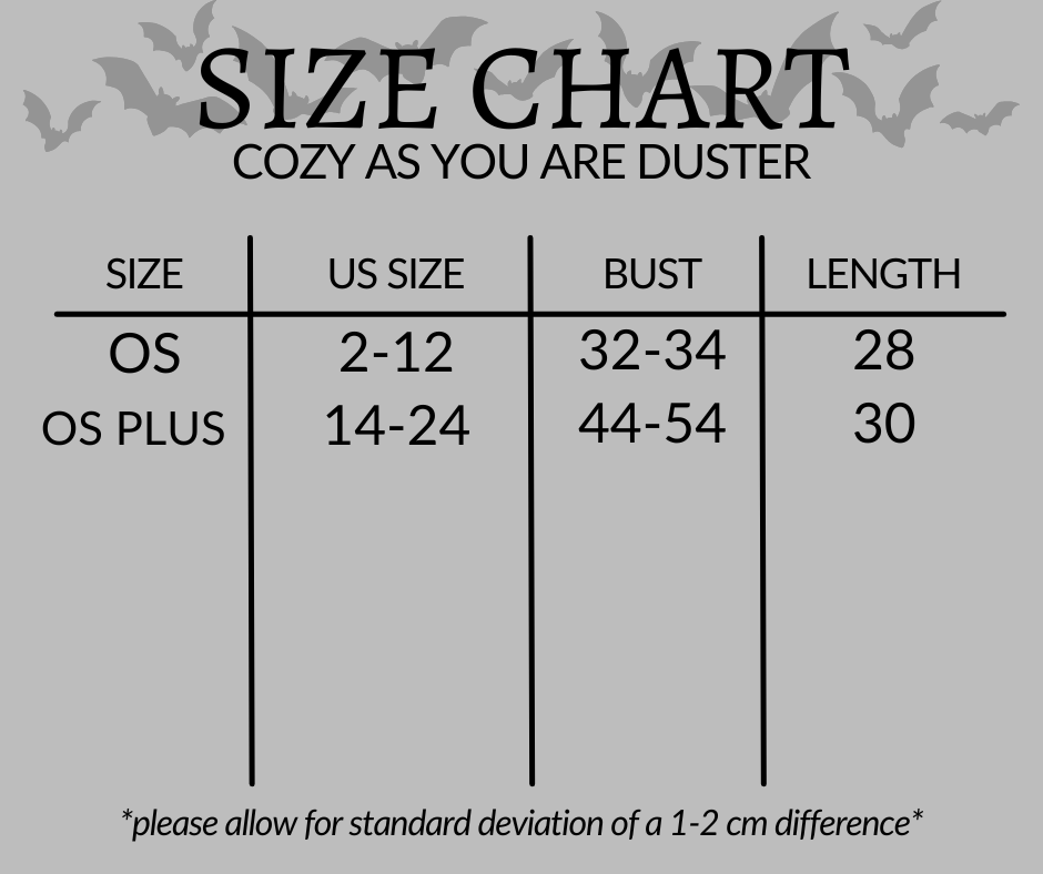 Cozy As You Are Duster