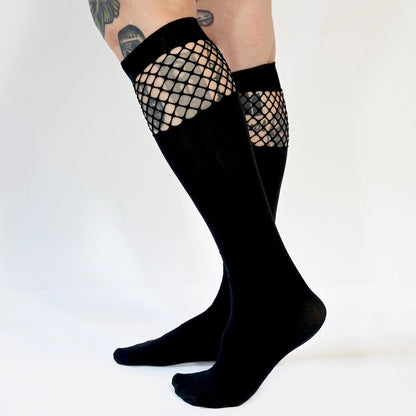 Fishnet High Socks