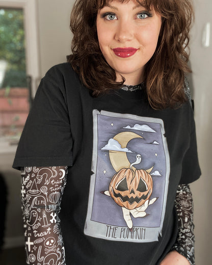 Spooky Icon Mesh Top