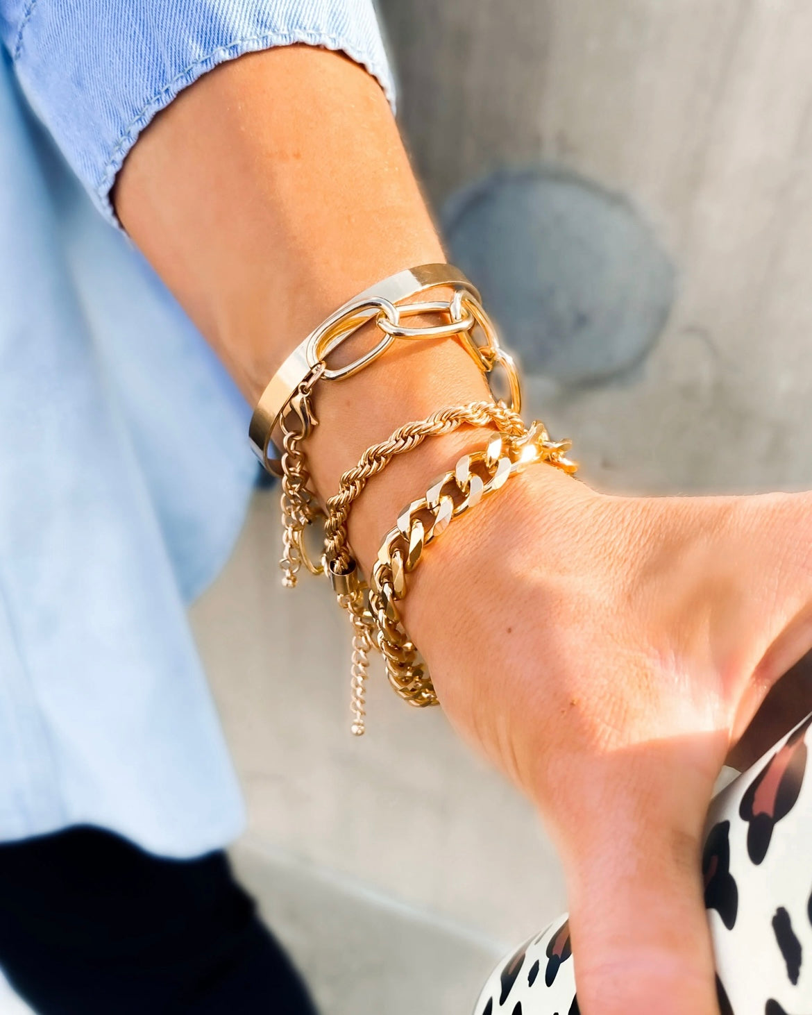 Chain Bracelet Stacks