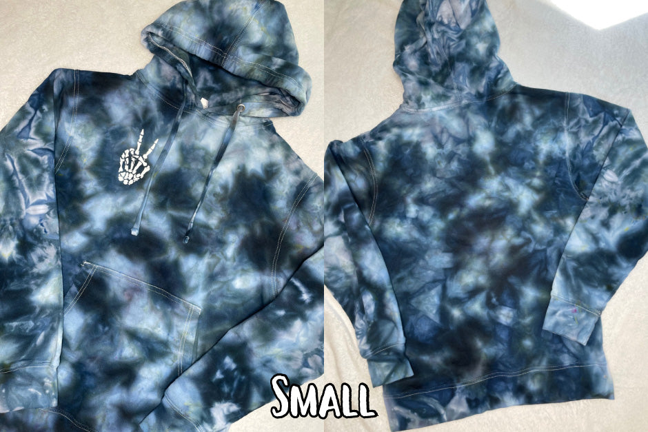 Peaceful Dead Dyed Hoodie