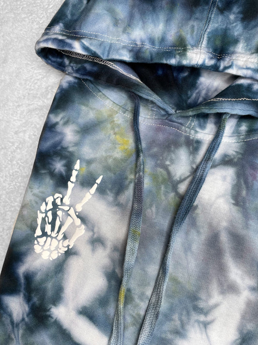 Peaceful Dead Dyed Hoodie