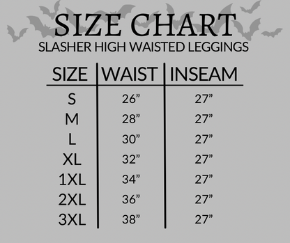 Slasher High Waisted Leggings - Burgundy